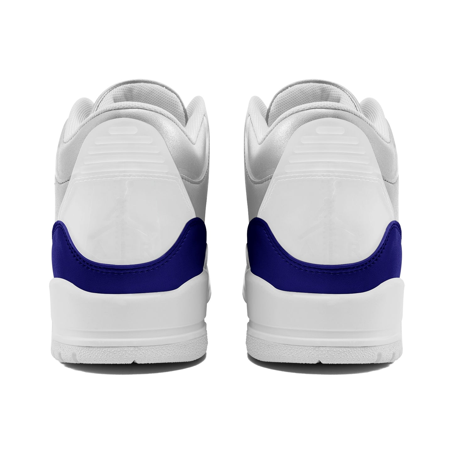 Snooty Fox Art Unisex Non Slip Sneakers Lace Up Fashion Shoes - Blue Chex