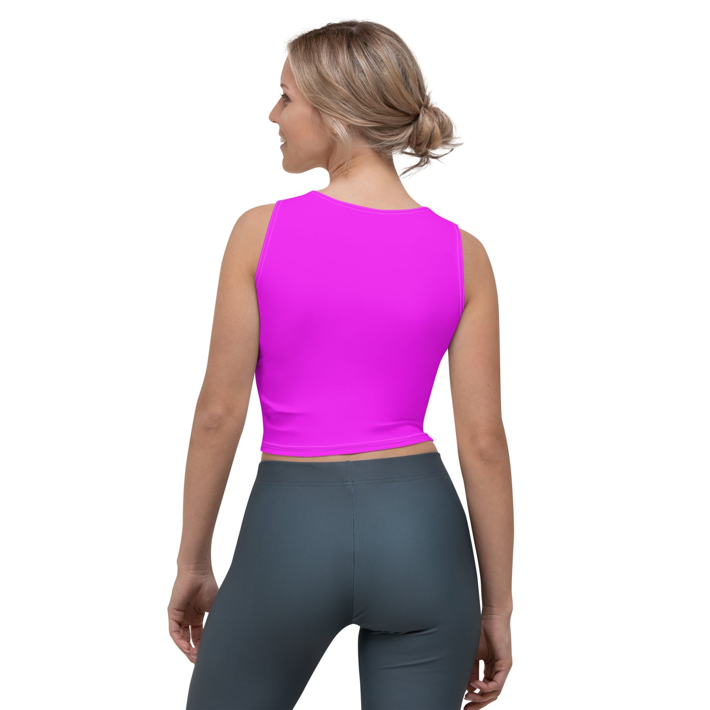 Snooty Fox Art Crop Top - Beach Pink