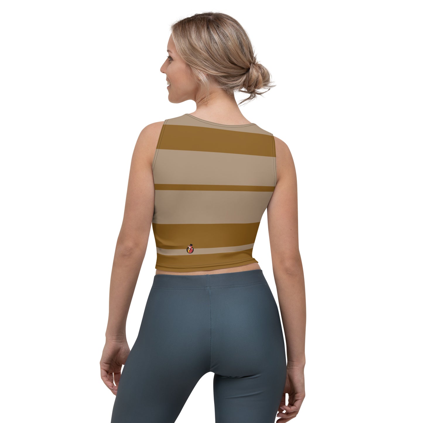 Snooty Fox Art Crop Top - Impala Brown