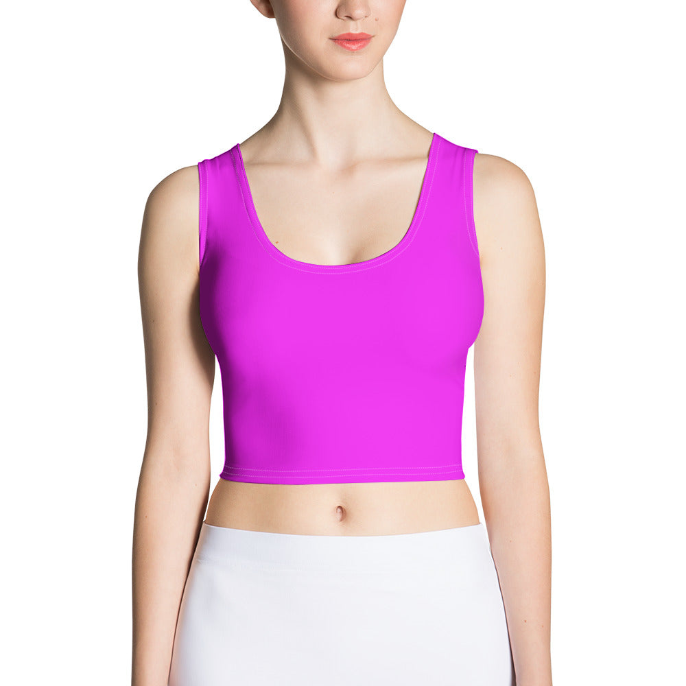 Snooty Fox Art Crop Top - Beach Pink