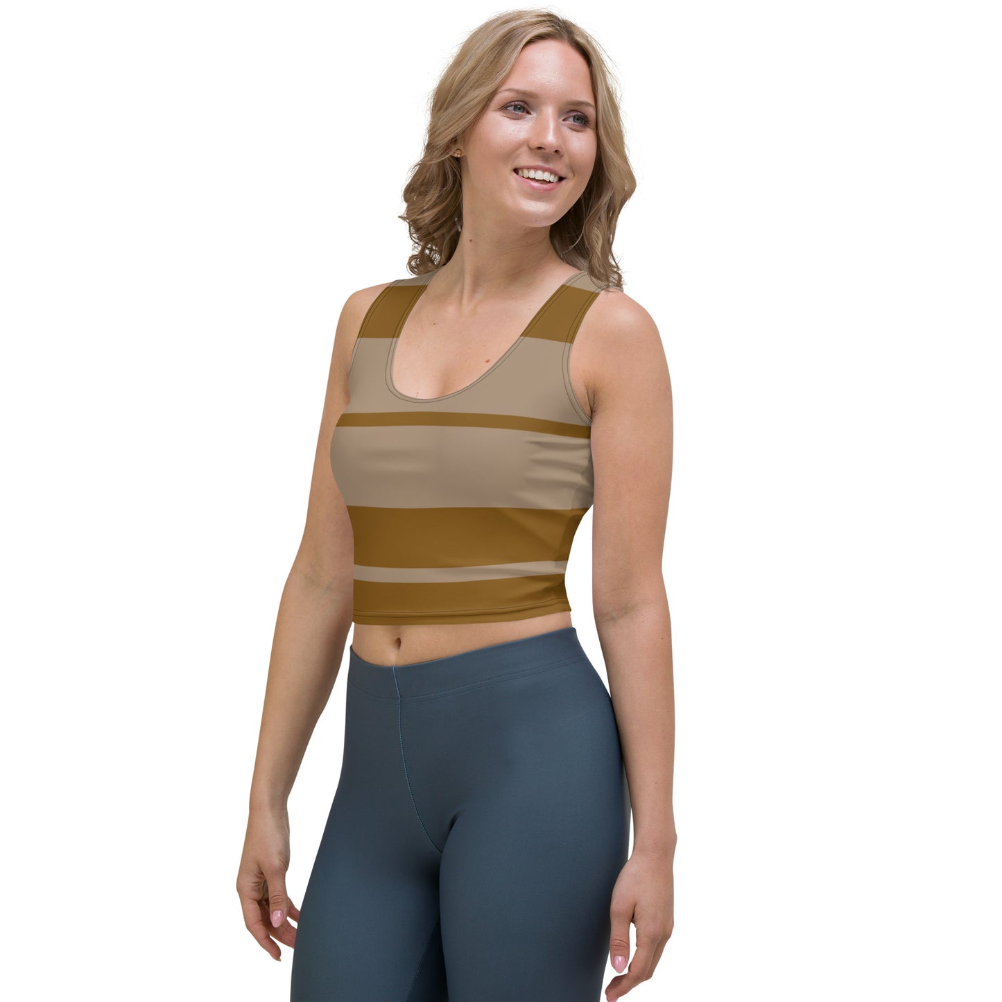 Snooty Fox Art Crop Top - Impala Brown