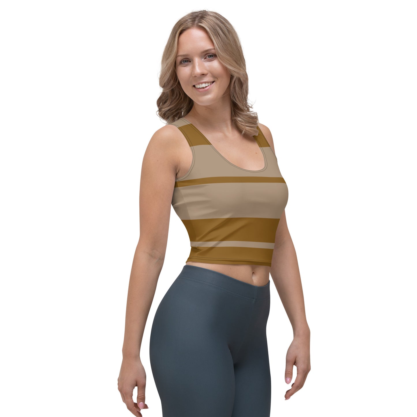 Snooty Fox Art Crop Top - Impala Brown