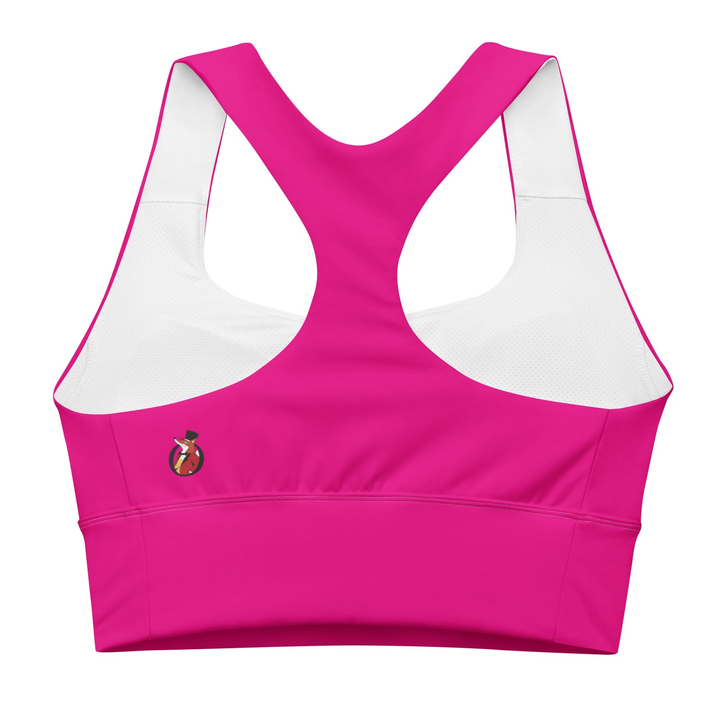 Snooty Fox Art Longline Sports Bra - Summertime Pink