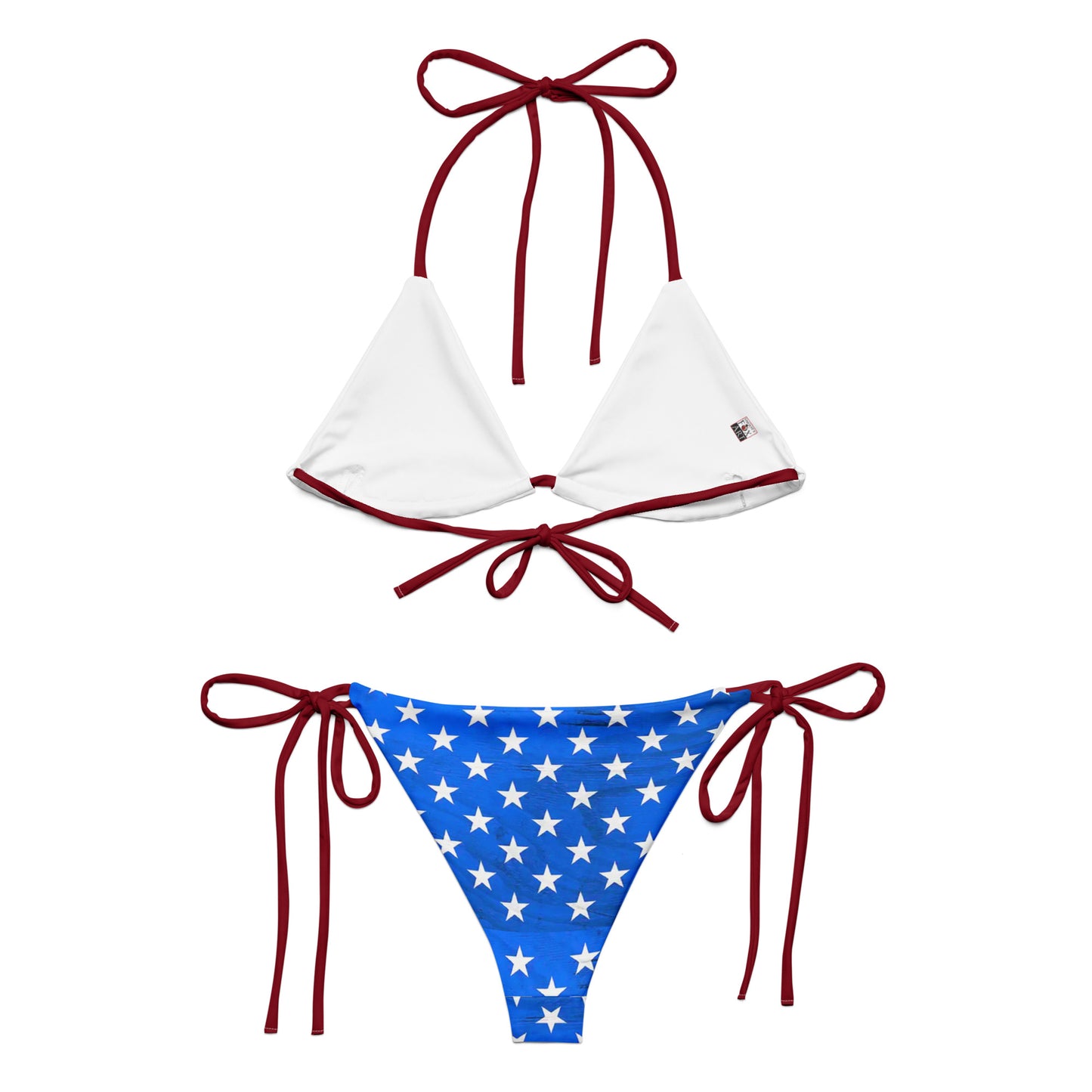 Snooty Fox Art String Bikini - Stars Blue Sea