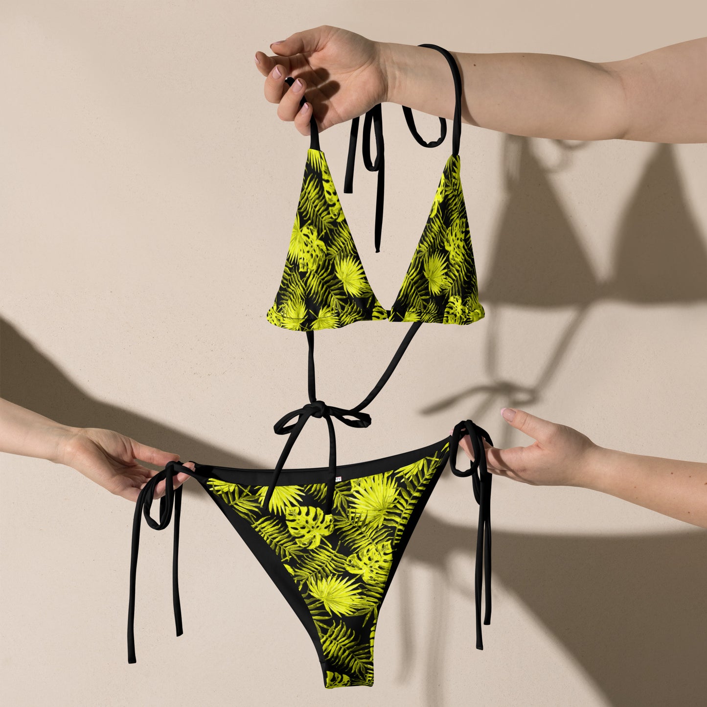 Snooty Fox Art String Bikini - Palm Pattern