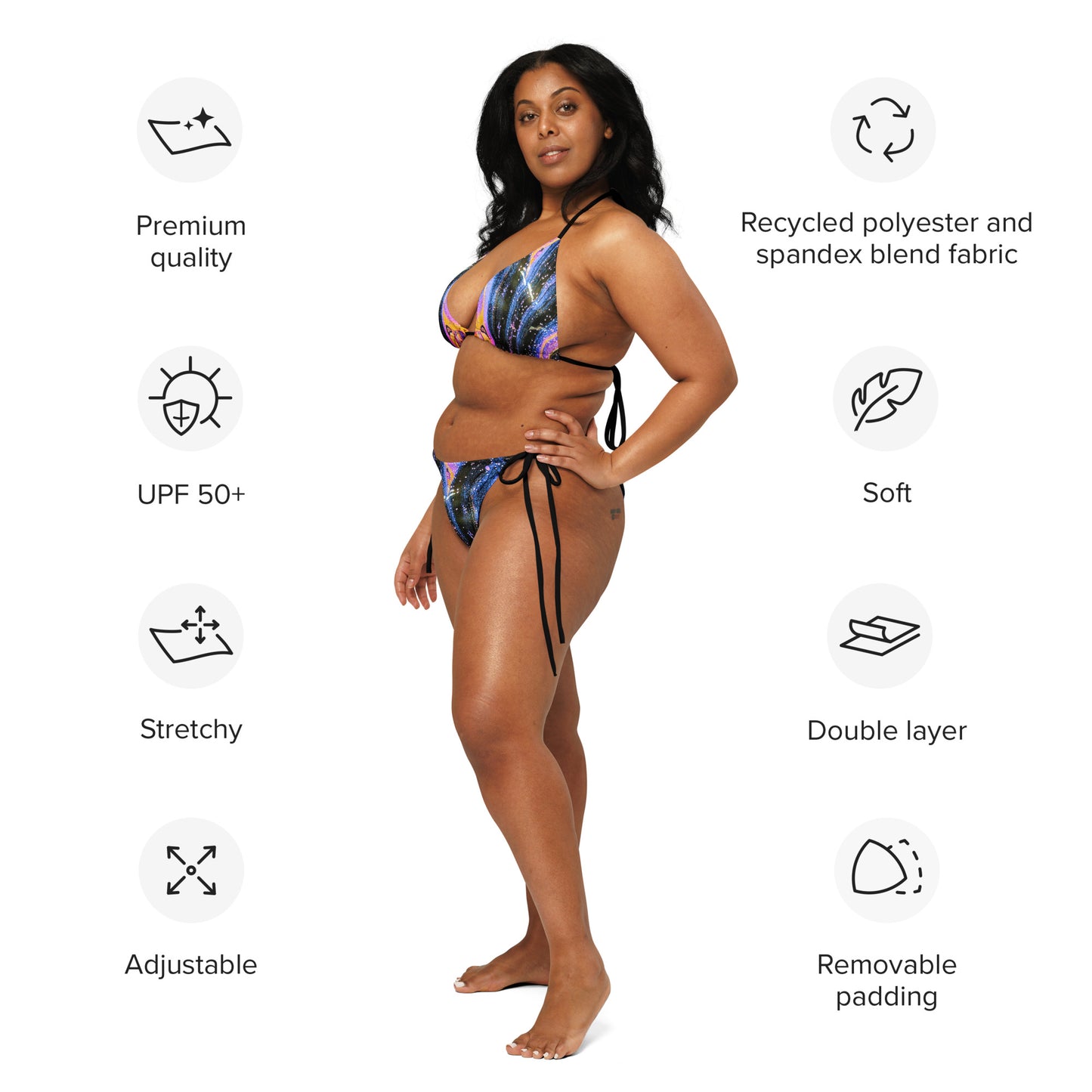 Snooty Fox Art String Bikini - Romero Design