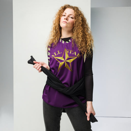 Snooty Fox Art Unisex Basketball Jersey - All Star