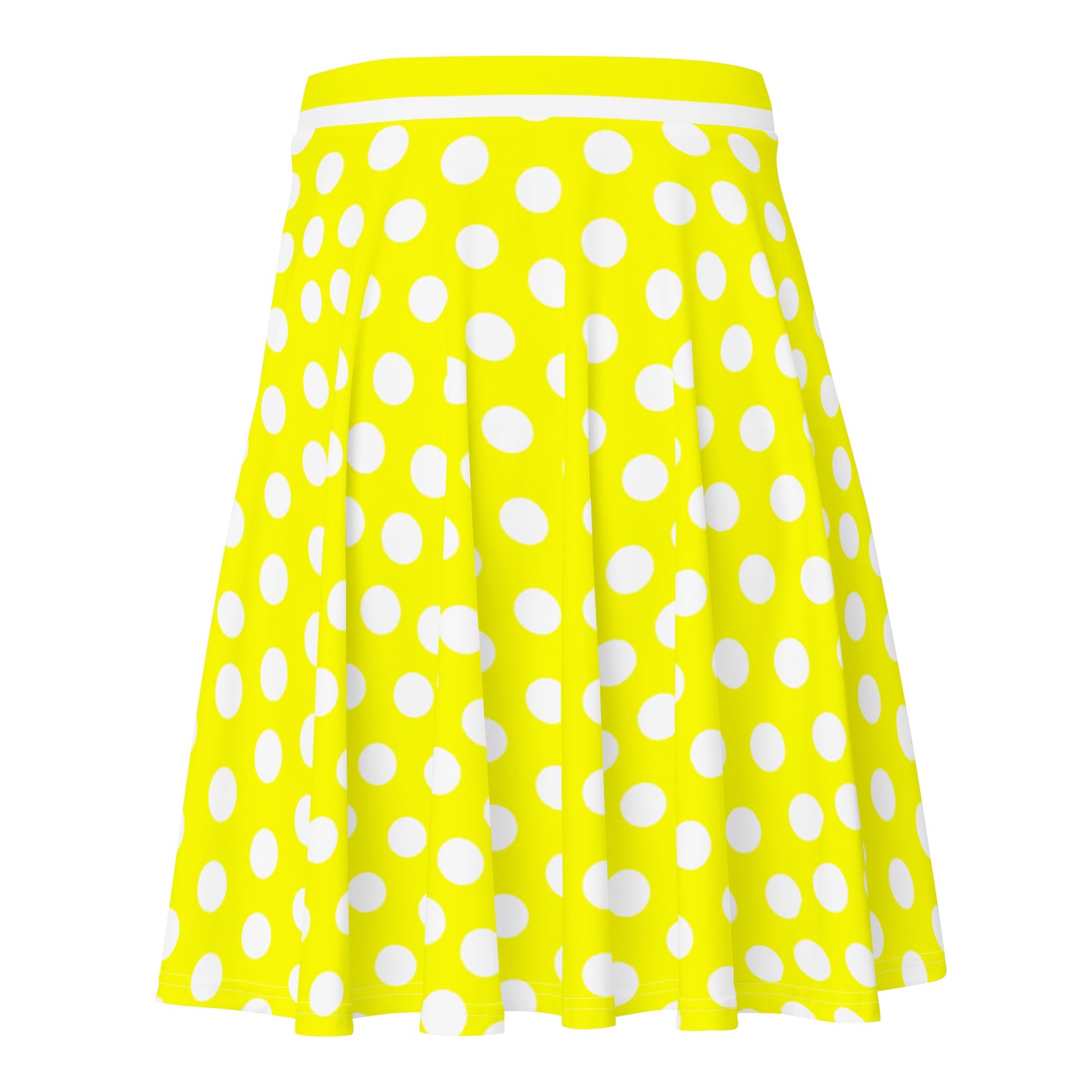 Snooty Fox Art Skater Skirt - Neon Yellow