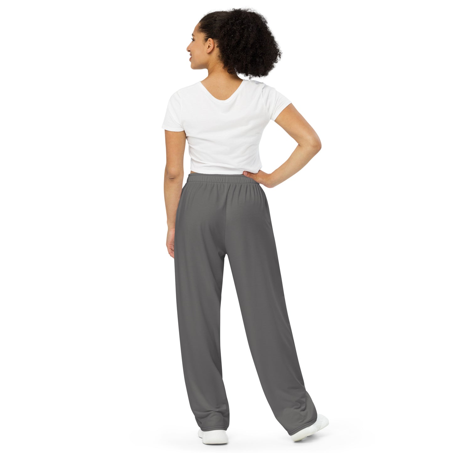 Snooty Fox Art Unisex Wide-Leg Pants - Gold Stripes