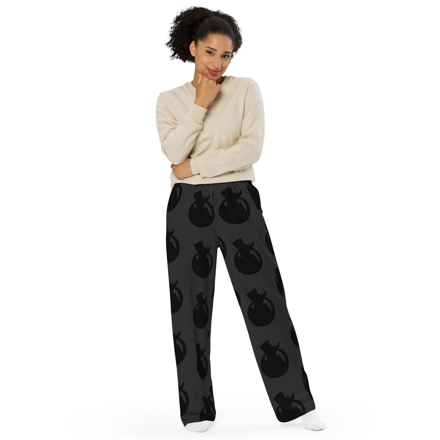 Snooty Fox Art Unisex Wide-Leg Pants - SFA Logo