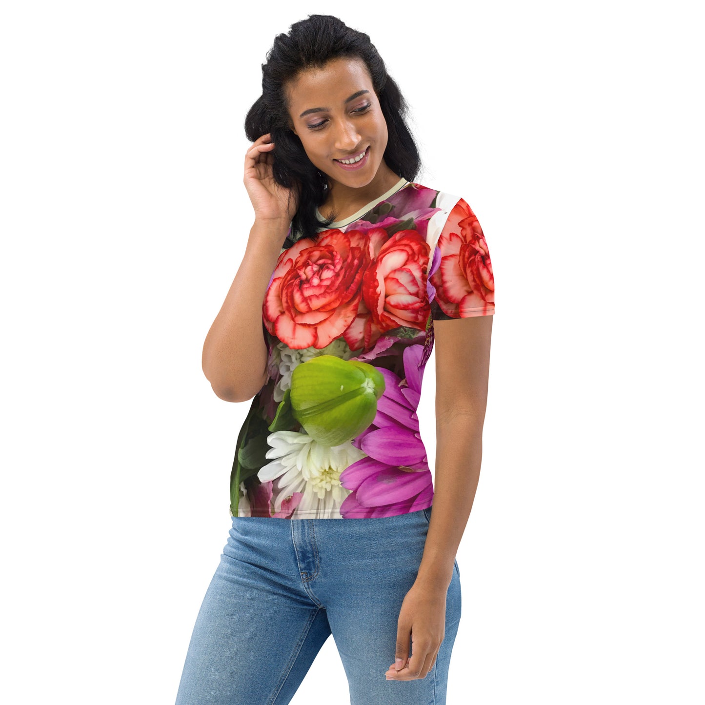 Snooty Fox Art Women's T-shirt - Spring Floral Print