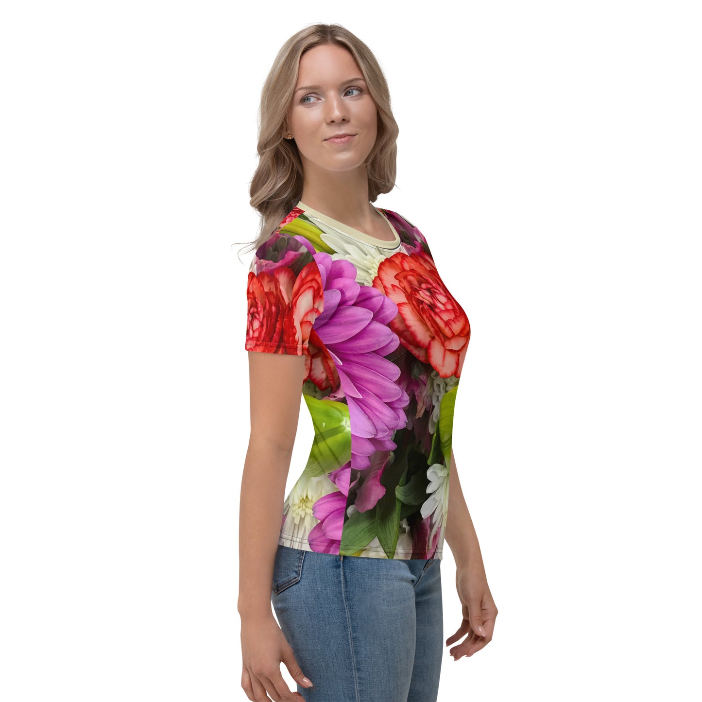Snooty Fox Art Women's T-shirt - Spring Floral Print