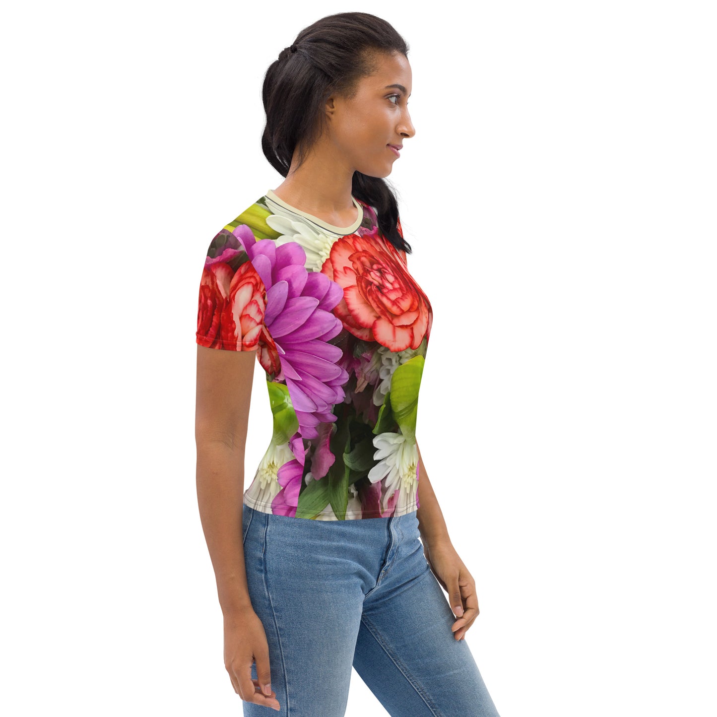 Snooty Fox Art Women's T-shirt - Spring Floral Print