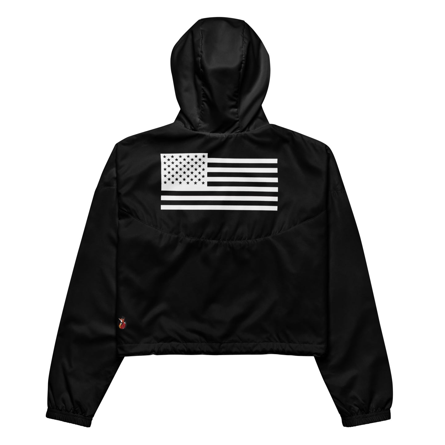 Snooty Fox Art Women’s Cropped Windbreaker - All American