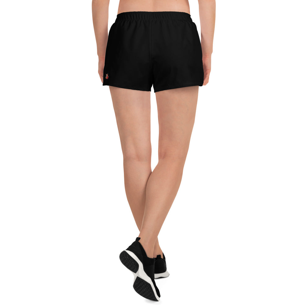 Snooty Fox Art Women’s Athletic Shorts - Gold / White Accent