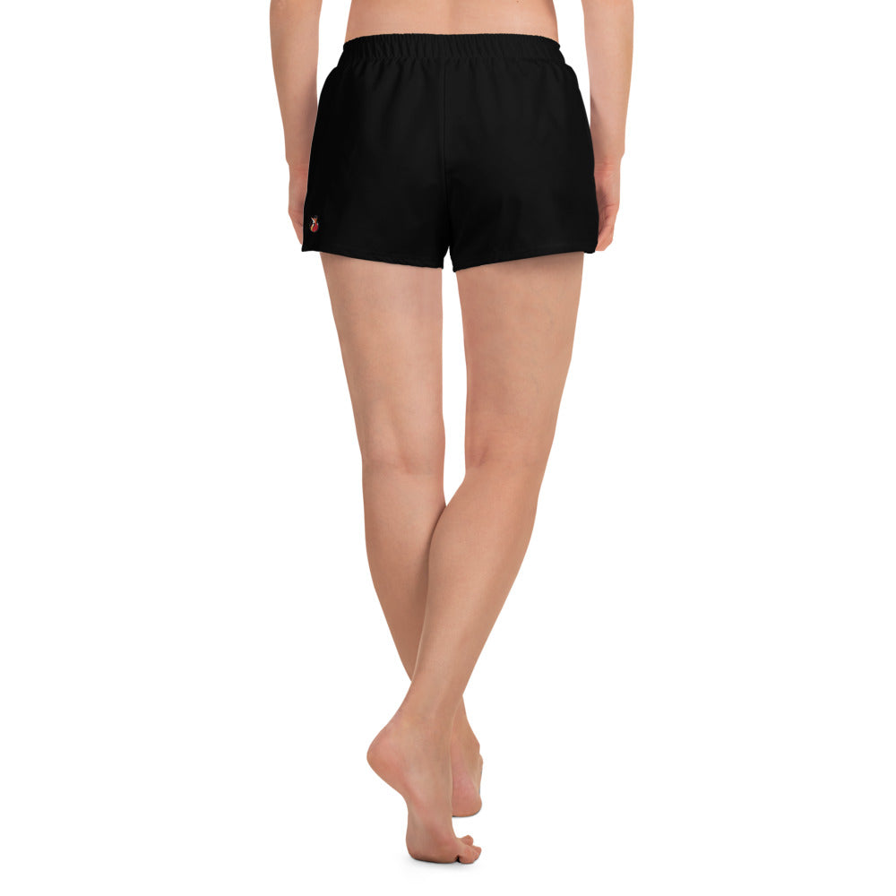 Snooty Fox Art Women’s Athletic Shorts - Gold / White Accent