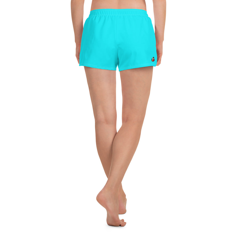 Snooty Fox Art Women’s Athletic Shorts - T-Bird Teal