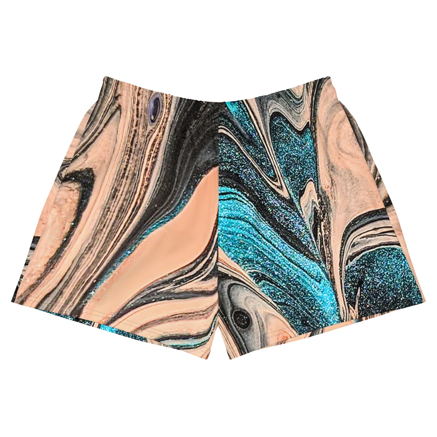 Snooty Fox Art Women’s Athletic Shorts - Romero Design Gem Stone