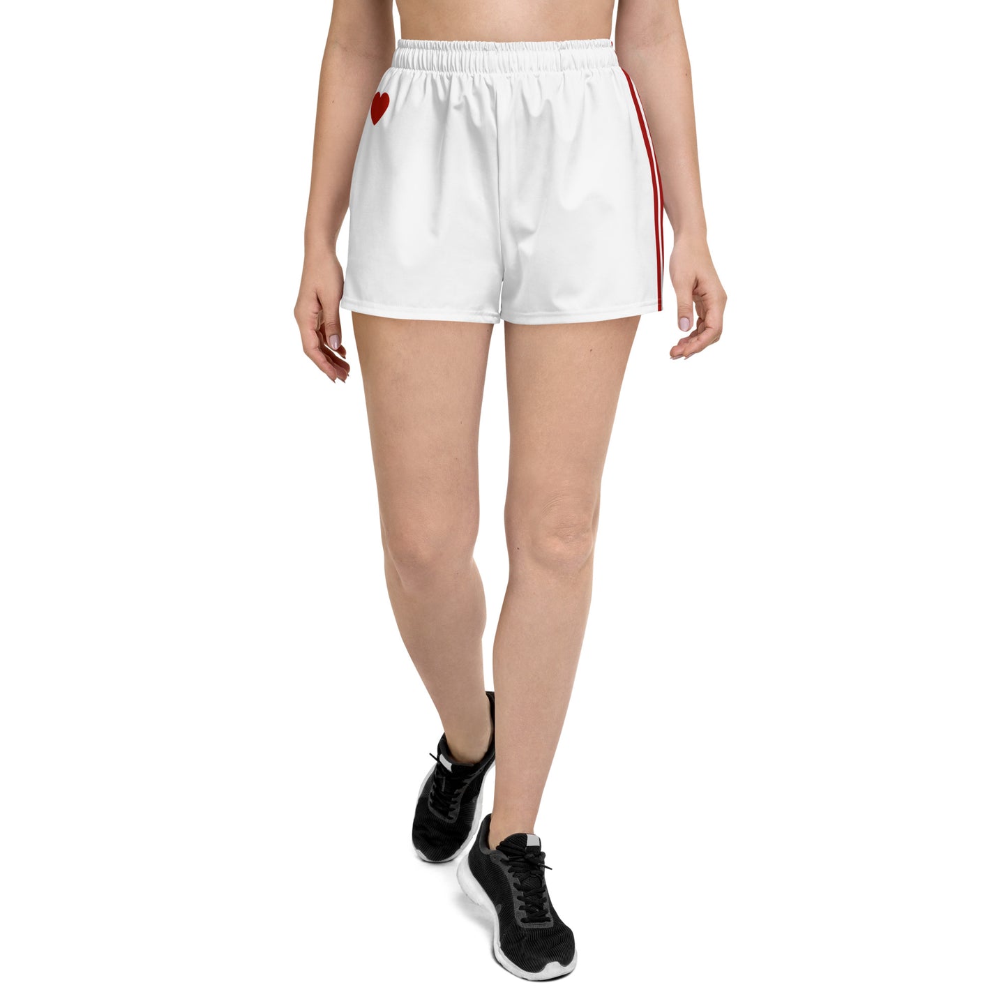 Snooty Fox Art Women’s Athletic Shorts - Sweet Heart