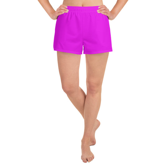 Snooty Fox Art Women’s Athletic Shorts - Beach Pink