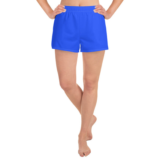 Snooty Fox Art Women’s Athletic Shorts - Frida Blue