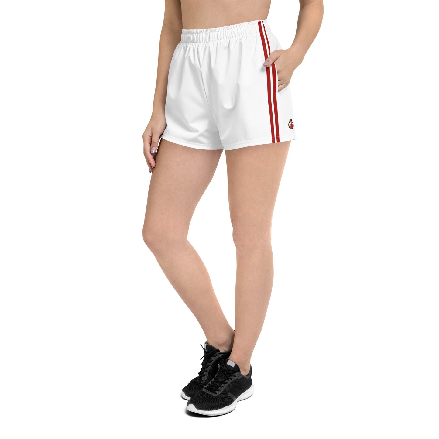 Snooty Fox Art Women’s Athletic Shorts - Sweet Heart