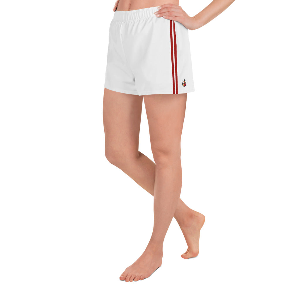 Snooty Fox Art Women’s Athletic Shorts - Sweet Heart