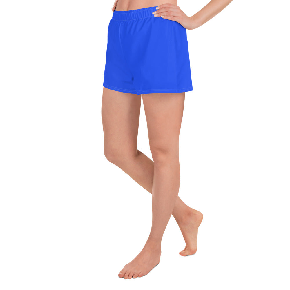 Snooty Fox Art Women’s Athletic Shorts - Frida Blue