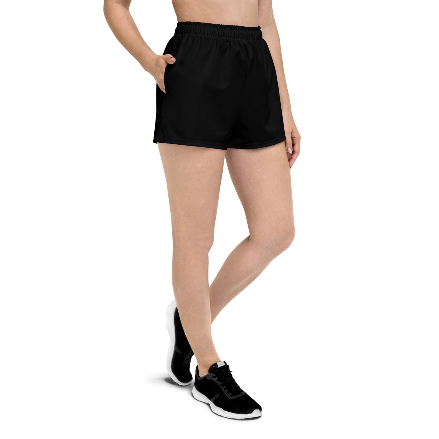 Snooty Fox Art Women’s Athletic Shorts - Gold / White Accent