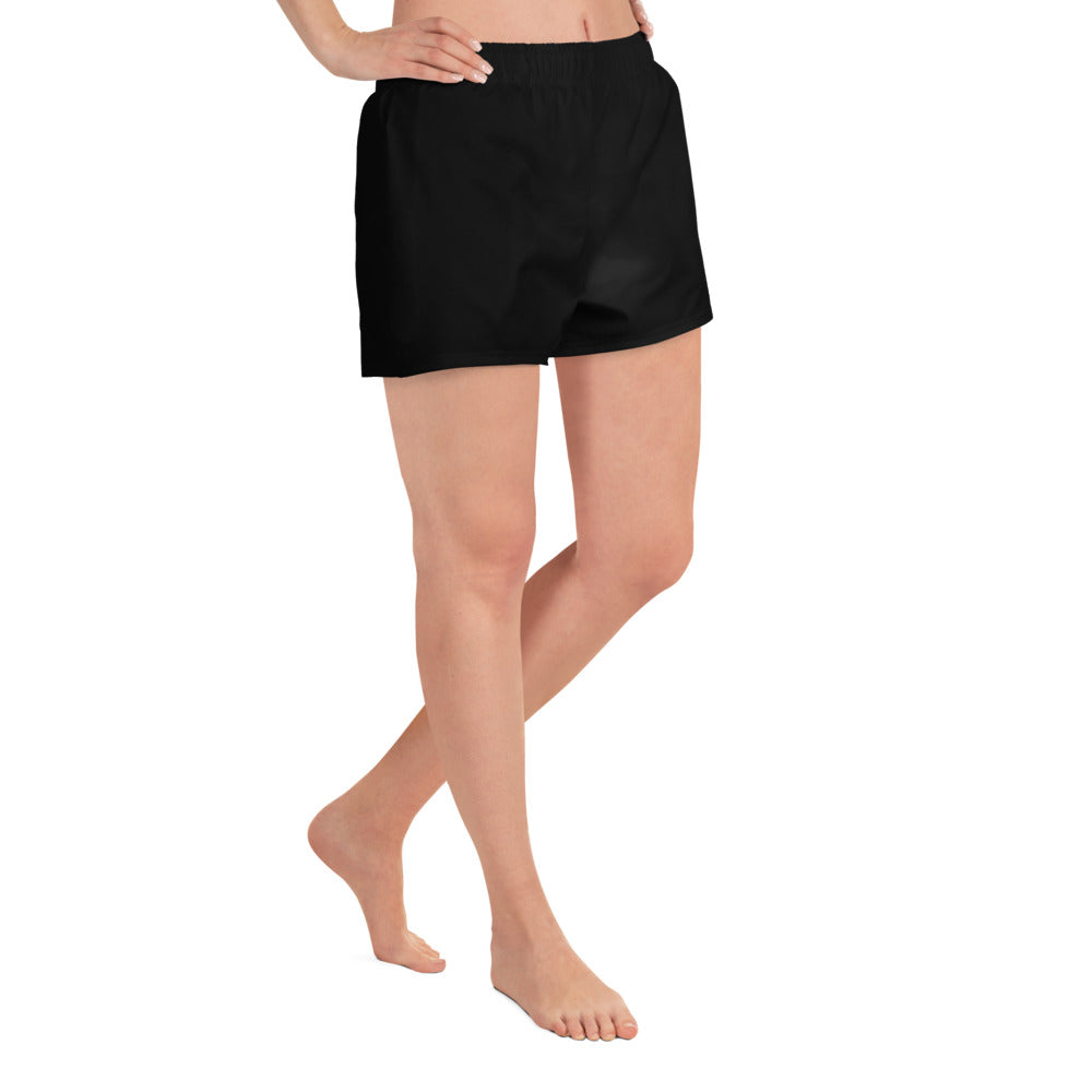 Snooty Fox Art Women’s Athletic Shorts - Gold / White Accent