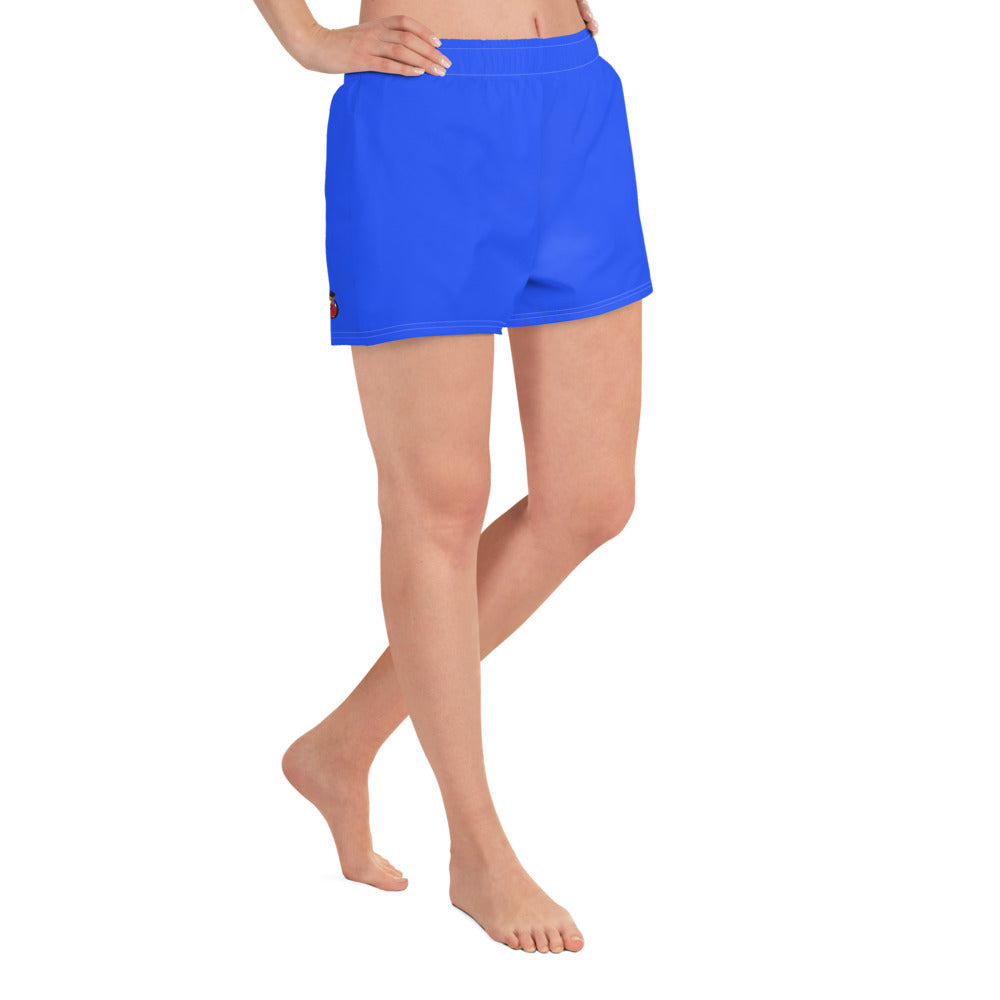 Snooty Fox Art Women’s Athletic Shorts - Frida Blue