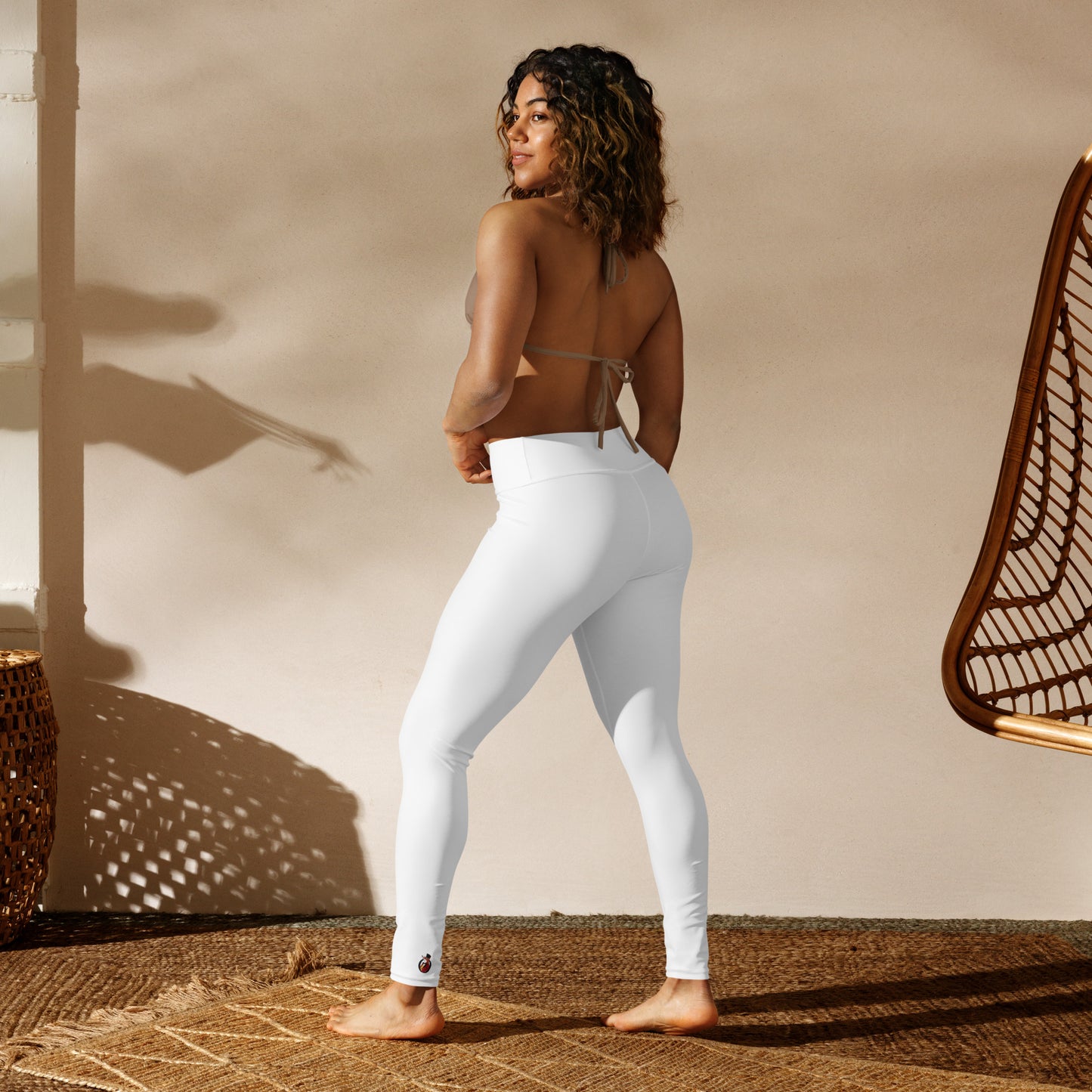Snooty Fox Art Yoga Leggings - Pure