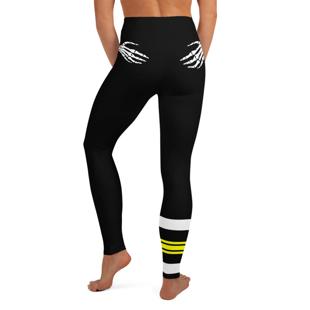 Snooty Fox Art Yoga Leggings - Skeleton Hands