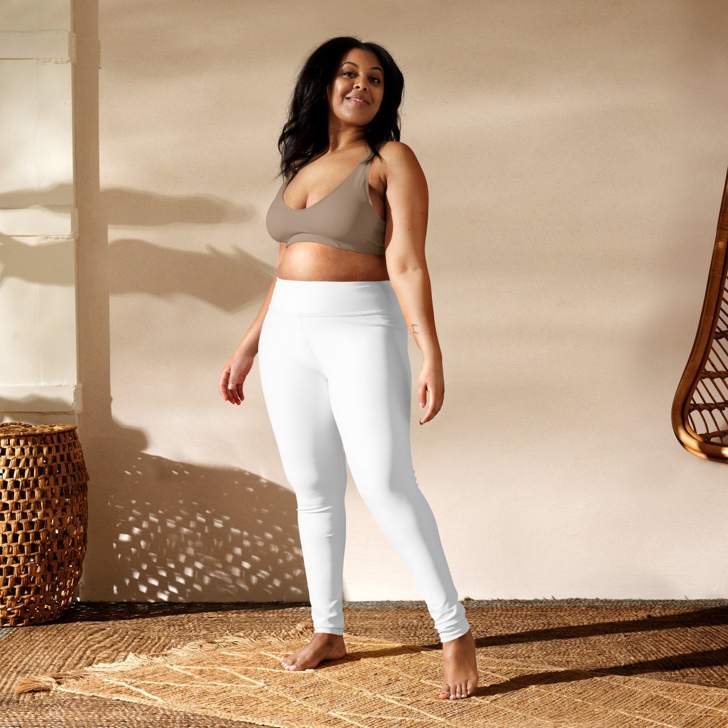 Snooty Fox Art Yoga Leggings - Pure