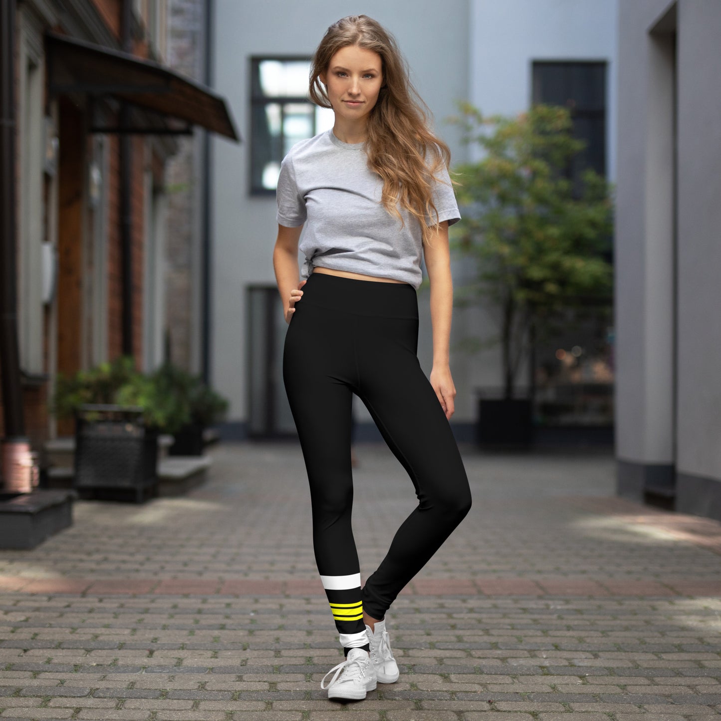 Snooty Fox Art Yoga Leggings - Skeleton Hands