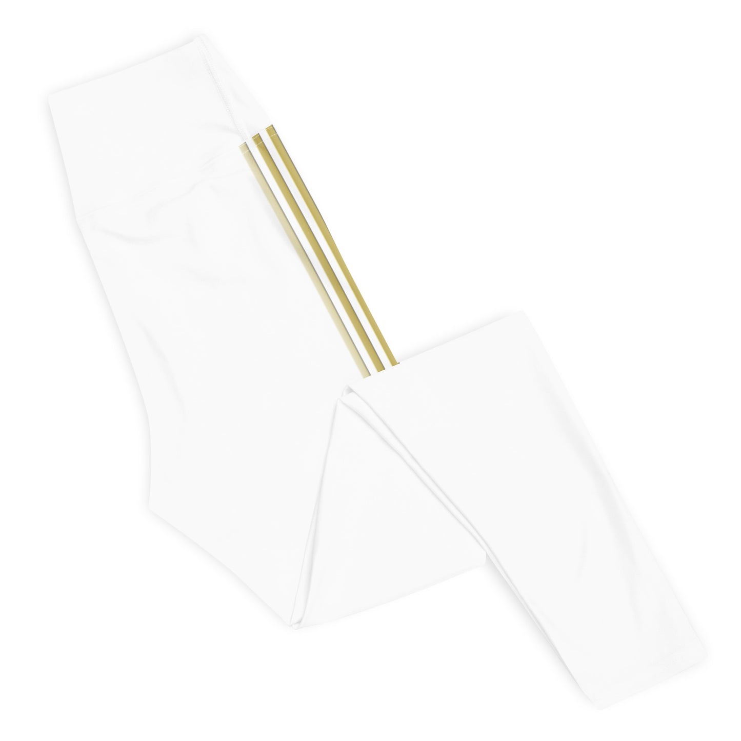 Snooty Fox Art Yoga Leggings - Gold Stripes