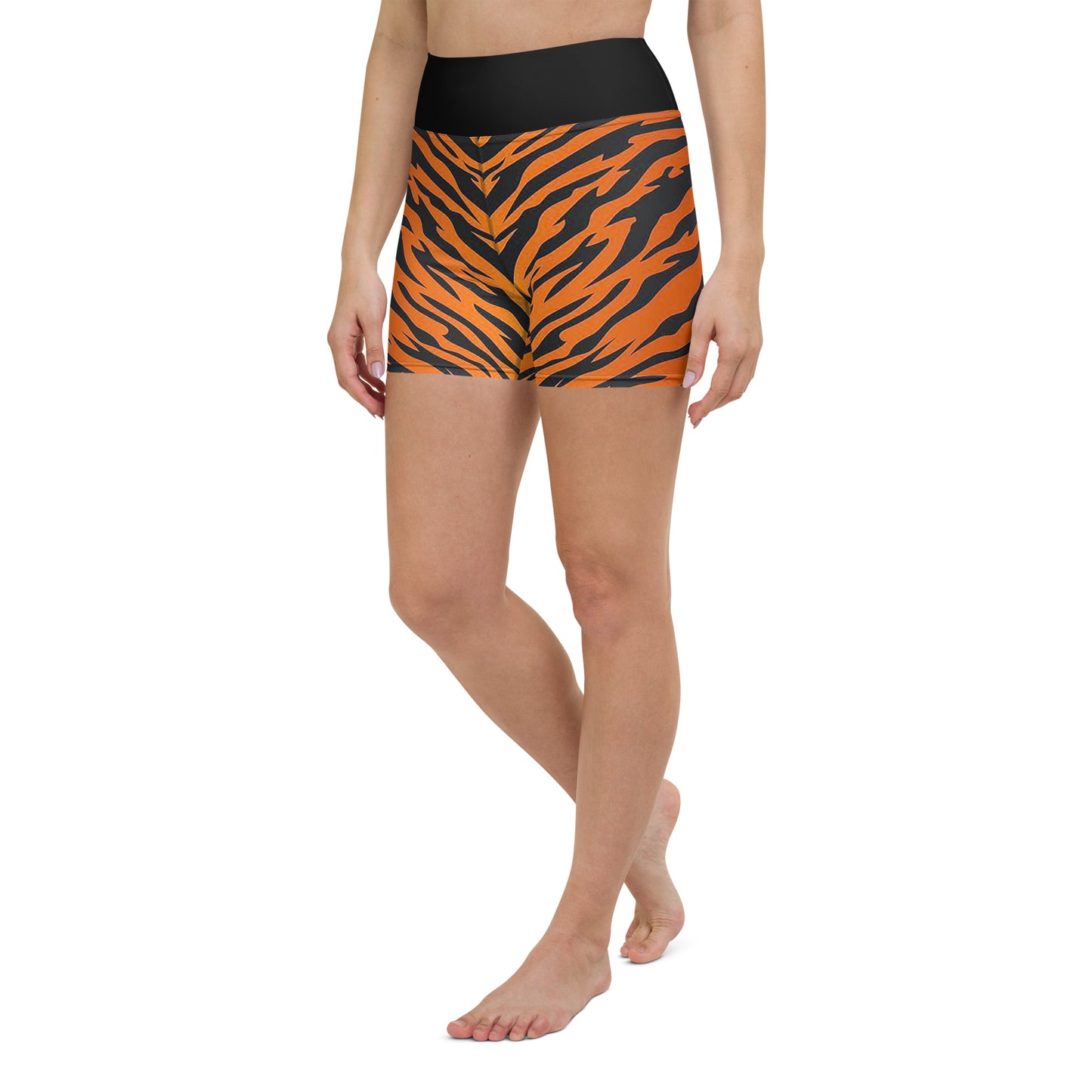 Snooty Fox Yoga Shorts - Tiger Print