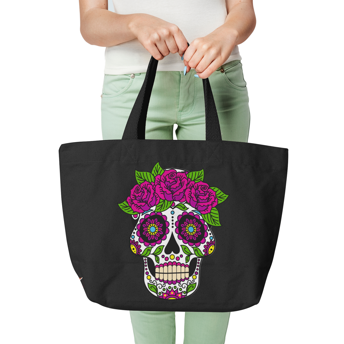 Snooty Fox Art Heavy Duty and Strong Natural Canvas Tote Bags - Catrina