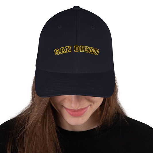 Snooty Fox Art Structured Twill Cap - San Diego
