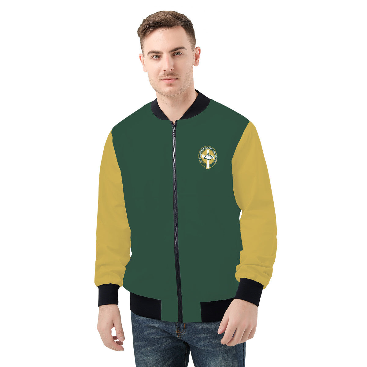 Snooty Fox Art Men's Bomber Jacket - St Columba