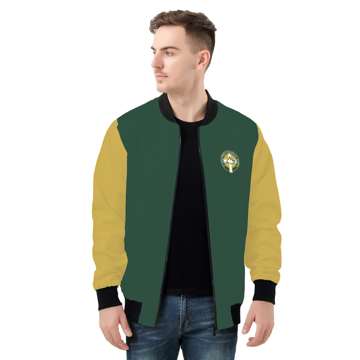 Snooty Fox Art Men's Bomber Jacket - St Columba