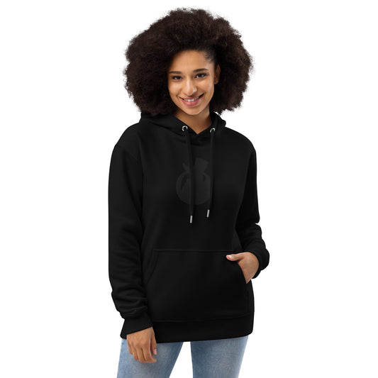 Snooty Fox Art Premium Eco Hoodie - Snooty Fox Art Logo (Black)