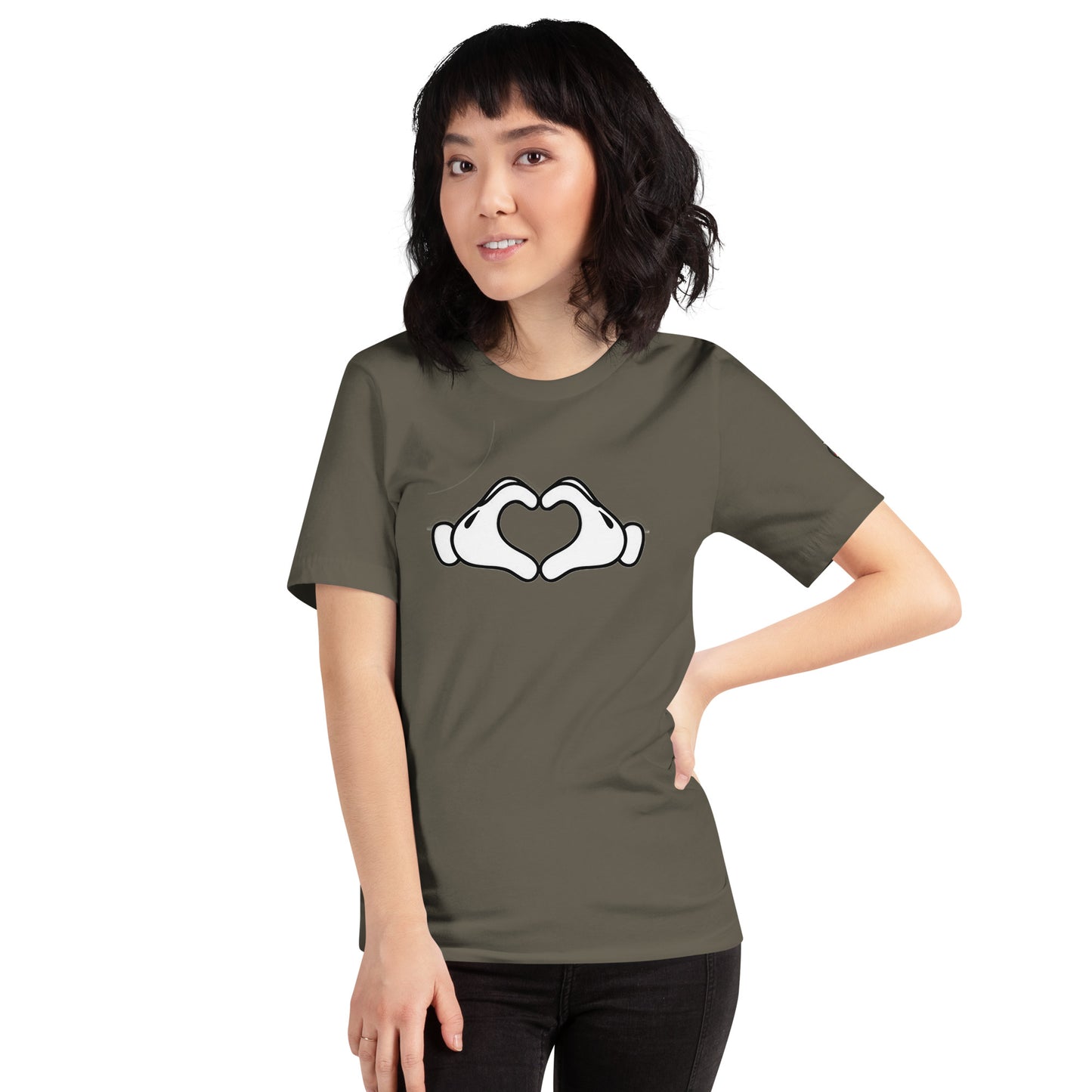 Snooty Fox Art Unisex T-shirt - Love Hands