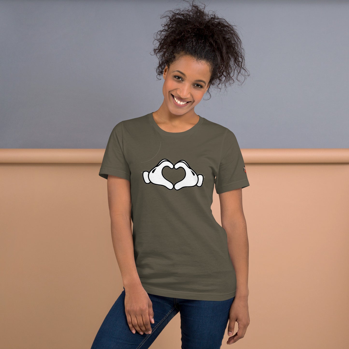 Snooty Fox Art Unisex T-shirt - Love Hands