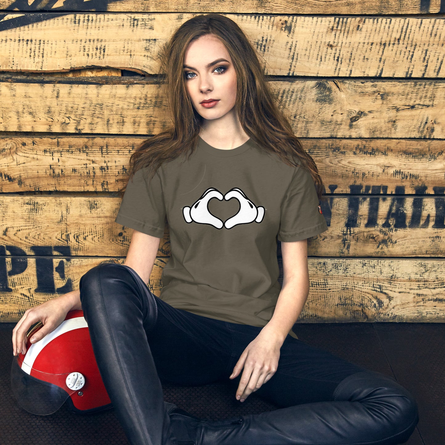 Snooty Fox Art Unisex T-shirt - Love Hands