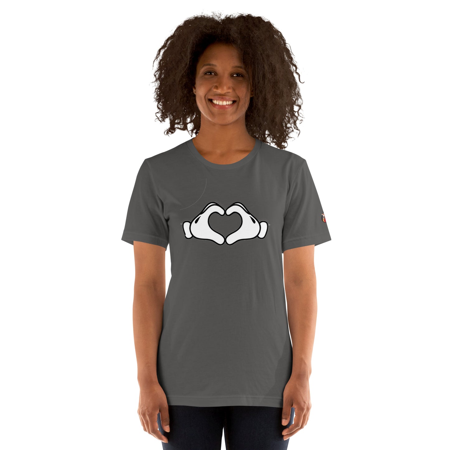 Snooty Fox Art Unisex T-shirt - Love Hands