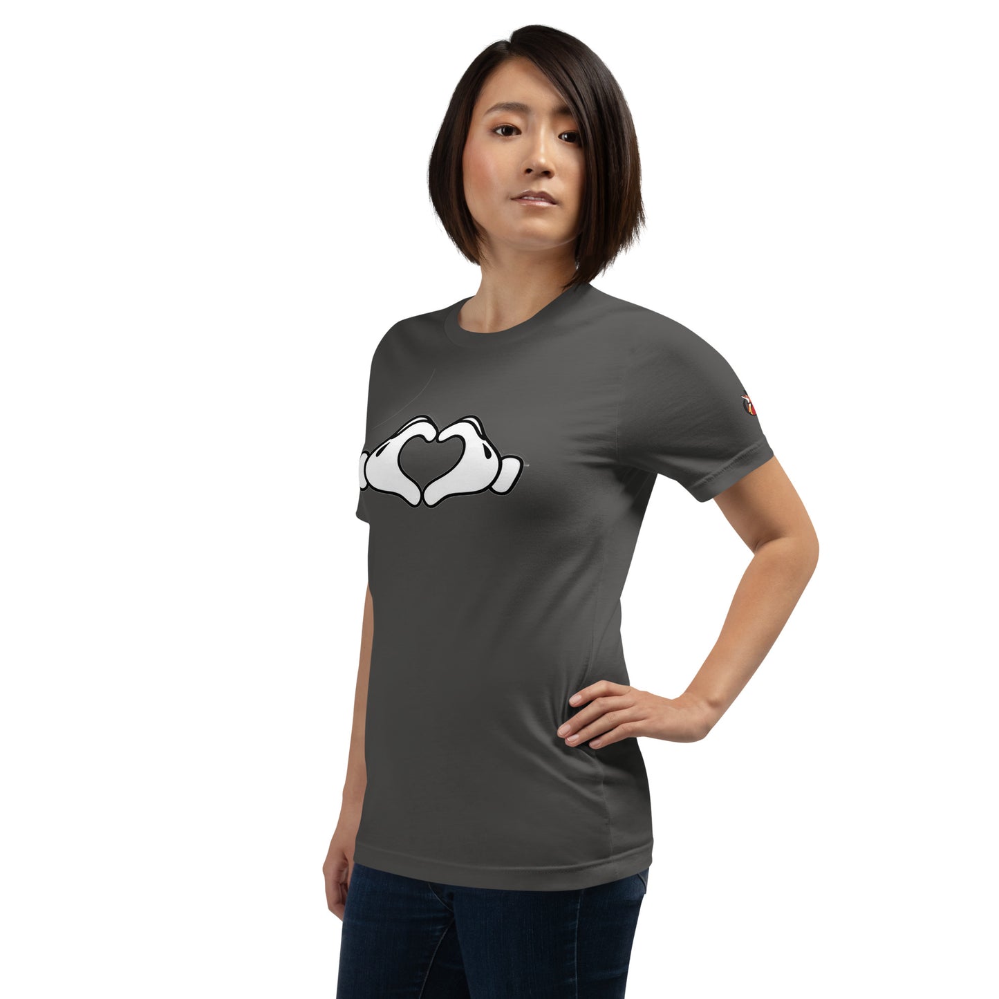 Snooty Fox Art Unisex T-shirt - Love Hands