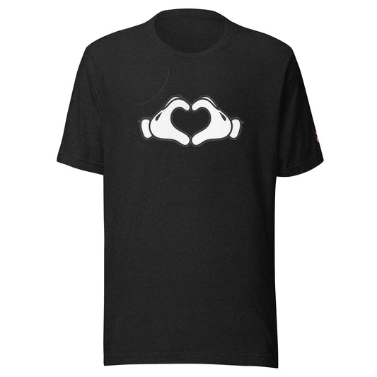 Snooty Fox Art Unisex T-shirt - Love Hands