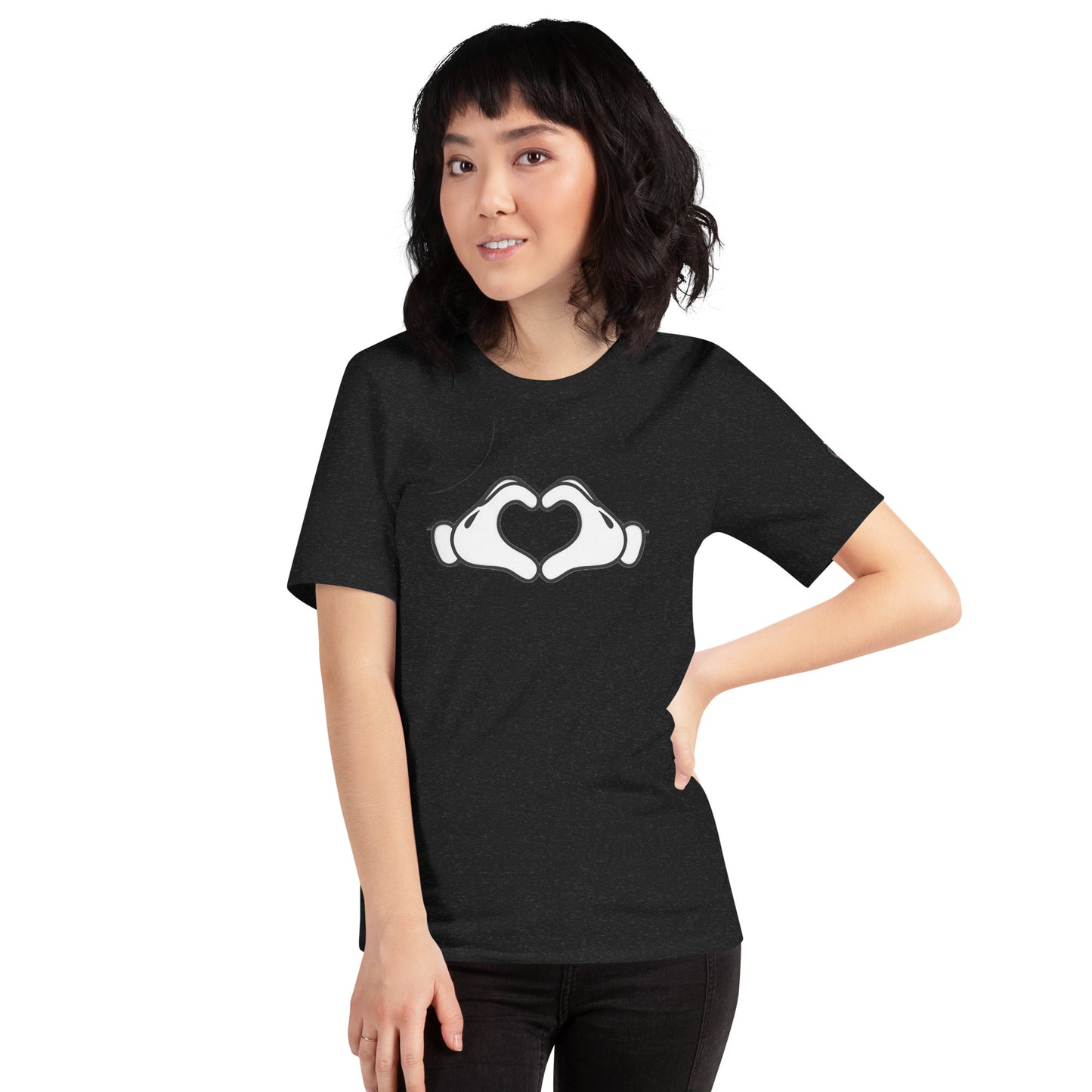 Snooty Fox Art Unisex T-shirt - Love Hands