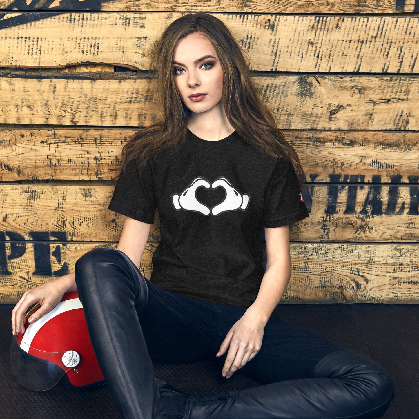 Snooty Fox Art Unisex T-shirt - Love Hands